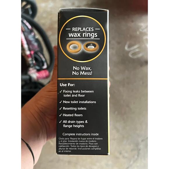 New In Box Korky 6000BP Universal Toilet WaxFree Seal with Hardware - Picture 4 of 9